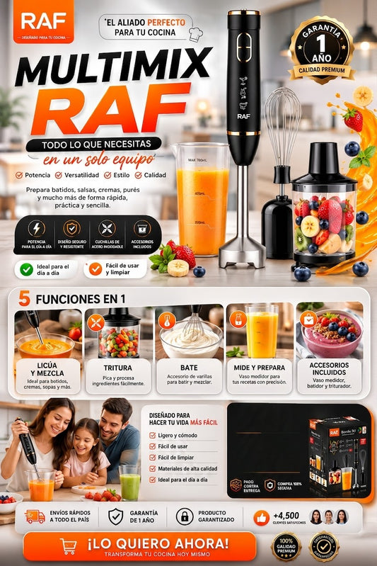 👩🏻‍🍳💫Batidora Licuadora de Mano SmartChef Premium👩🏻‍🍳💫😱