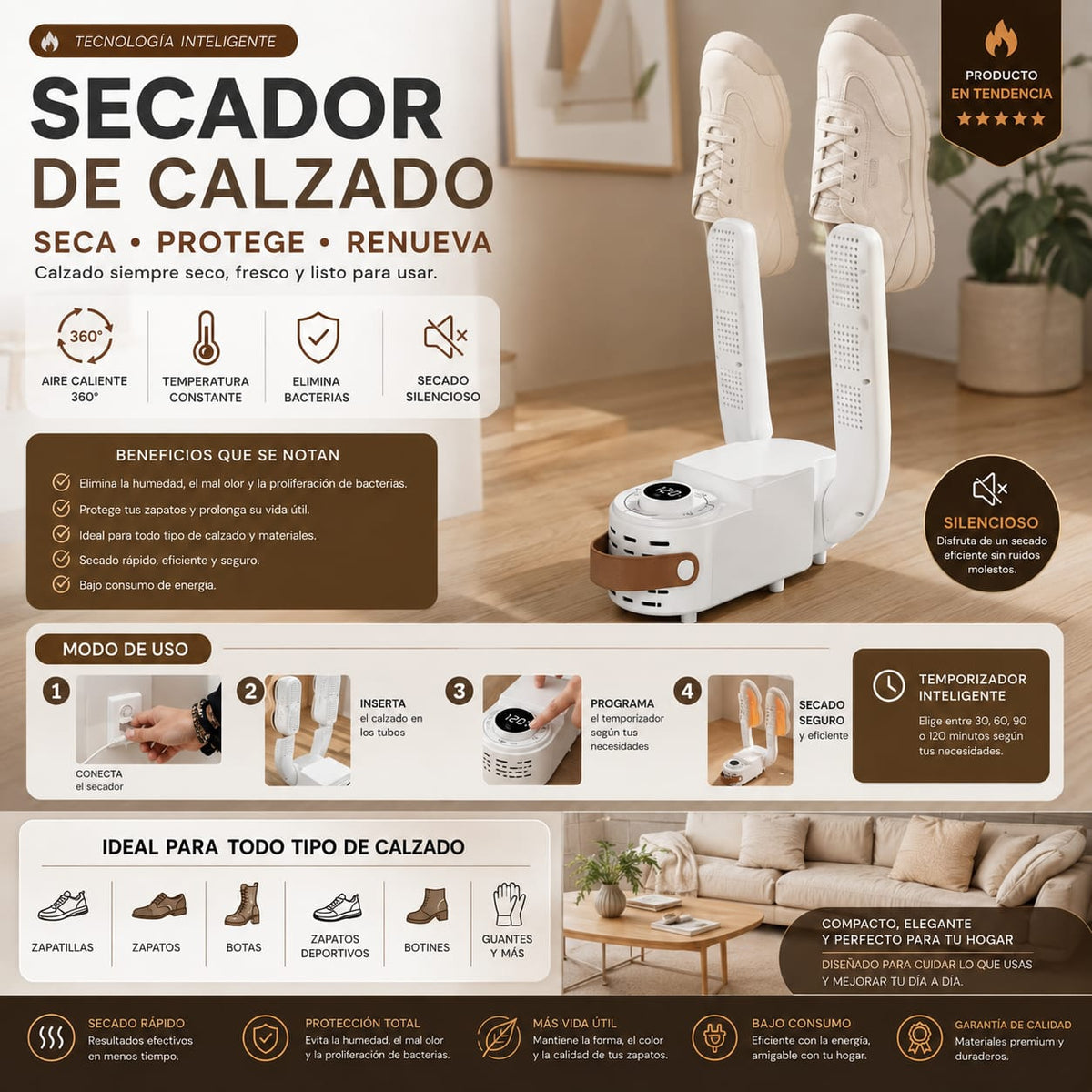 ⚡👟🔥*SECADOR DE CALZADO PREMIUM*⚡👟🔥
