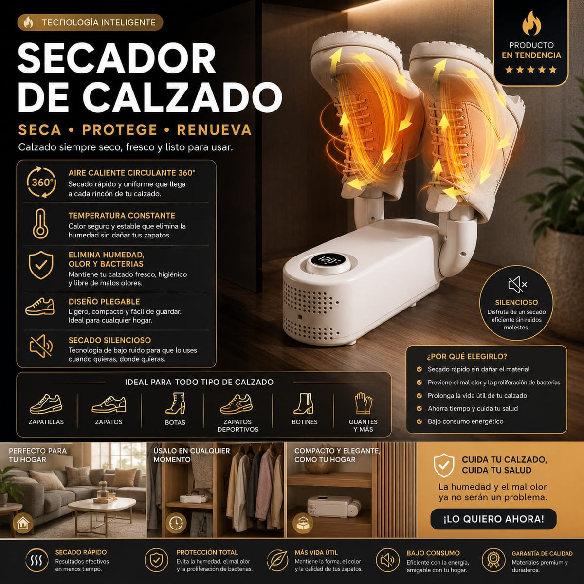 ⚡👟🔥*SECADOR DE CALZADO PREMIUM*⚡👟🔥