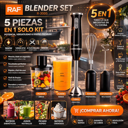 👩🏻‍🍳💫Batidora de Mano 5 en 1 SmartChef Premium👩🏻‍🍳💫😱