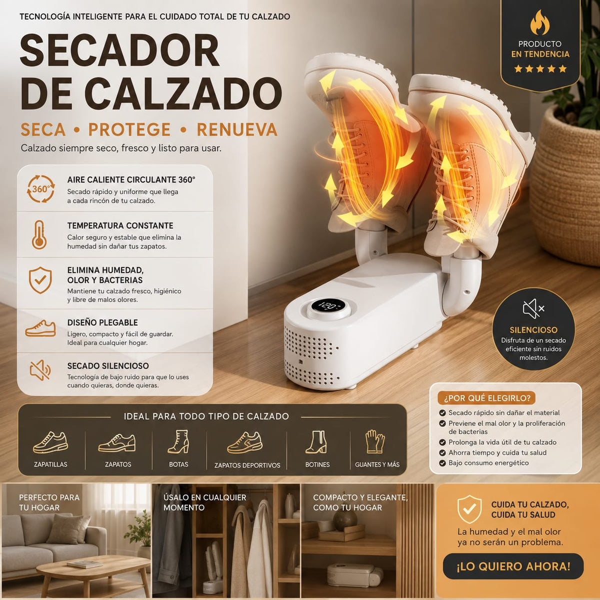 ⚡👟🔥*SECADOR DE CALZADO PREMIUM*⚡👟🔥