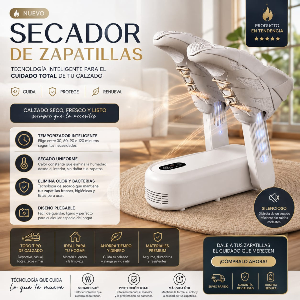 ⚡👟🔥*SECADOR DE CALZADO PREMIUM*⚡👟🔥